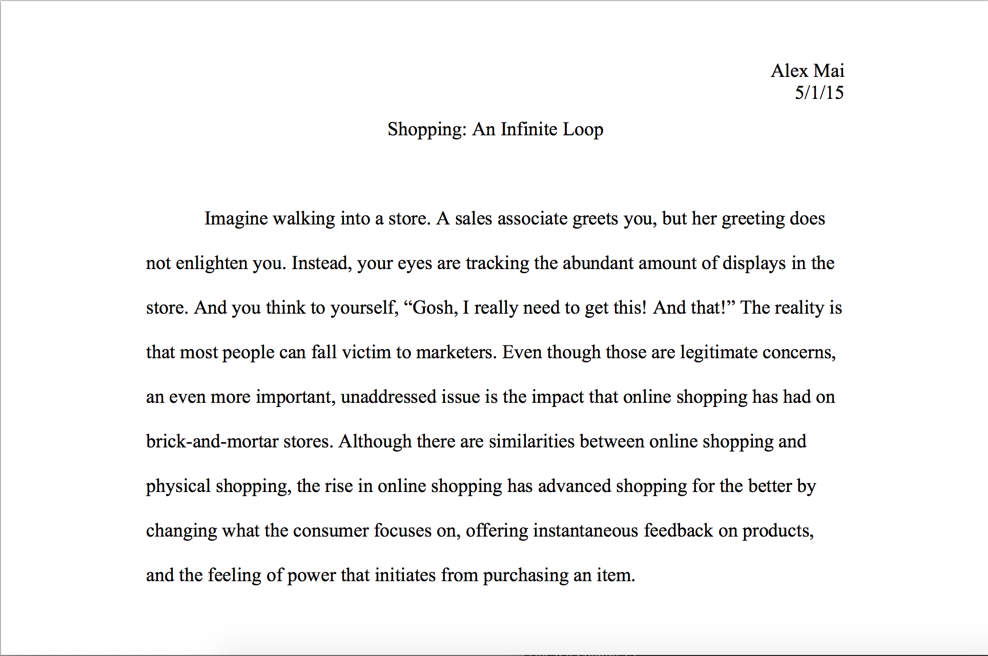 Research Essay main photo